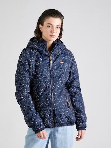 Ragwear Between-Season Jacket 'Dizzie' in Blue: front