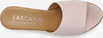 LASCANA Pantoletter i pink