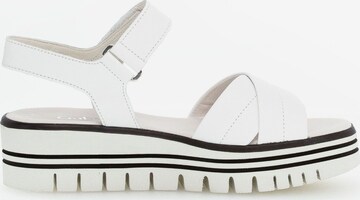 GABOR Strap Sandals in White