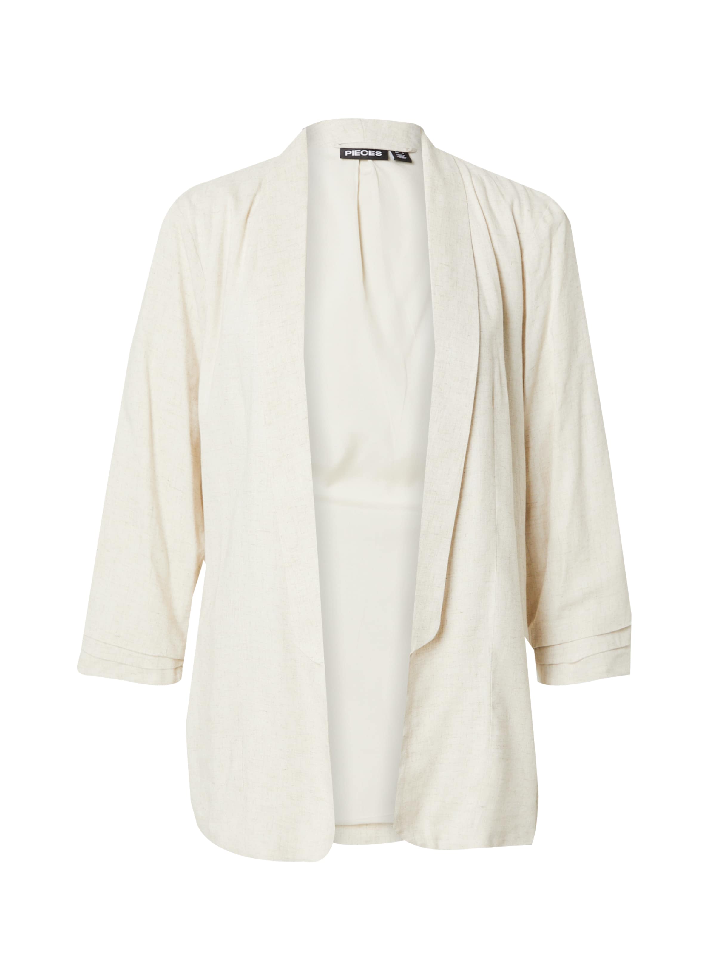 PIECES Blazer in Beige: front