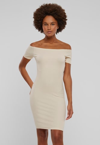 Urban Classics Dress in Beige: front