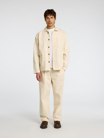 Loosefit Jeans con pieghe 'SLH220 Kobe'' di SELECTED HOMME in beige