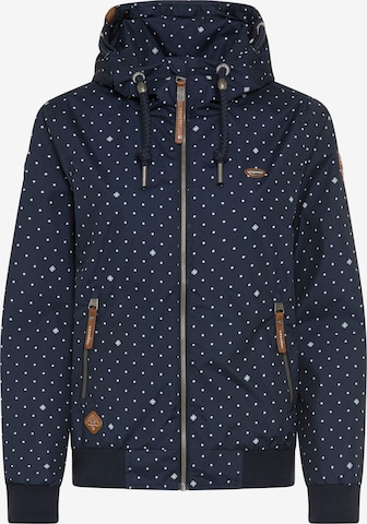 Ragwear Between-Season Jacket in Blue: front