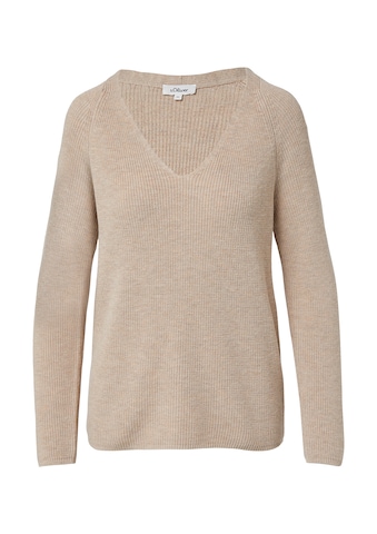 Pull-over s.Oliver en beige : devant