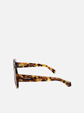Occhiali da sole 'SF2029SE' di FERRAGAMO in marrone