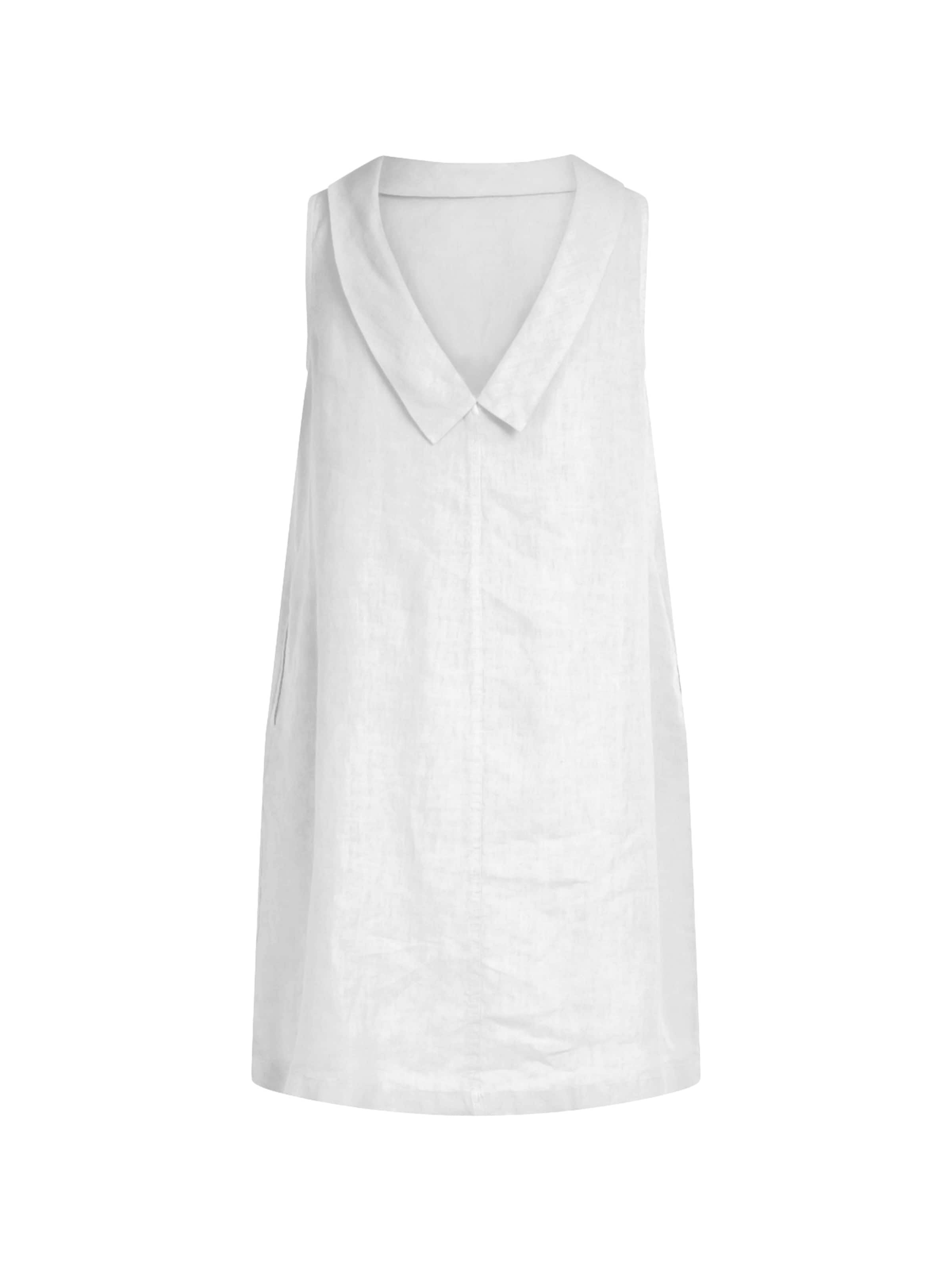 Haris Cotton Jurk in Wit