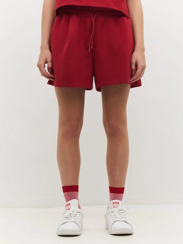 No Matter What Wide leg Trousers in Red