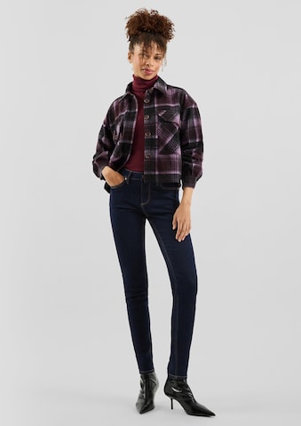 Skinny Jean 'Sadie' QS en bleu