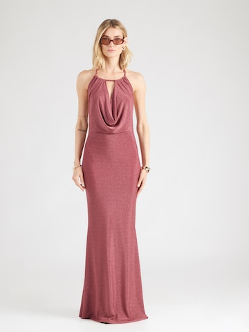 Robe de soirée 'HIND' WAL G. en rose : devant