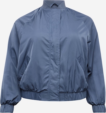 ONLY Carmakoma Демисезонная куртка 'MINNA' в Синий: спереди