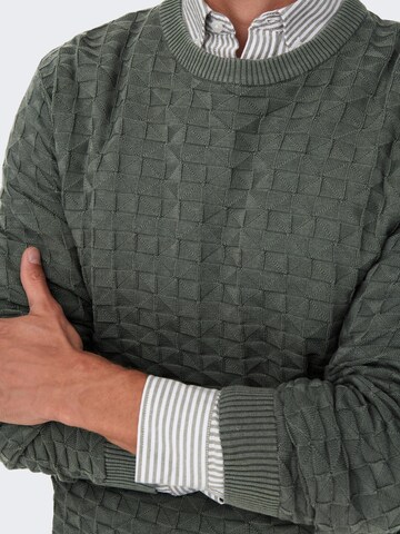 Pull-over Only & Sons en gris