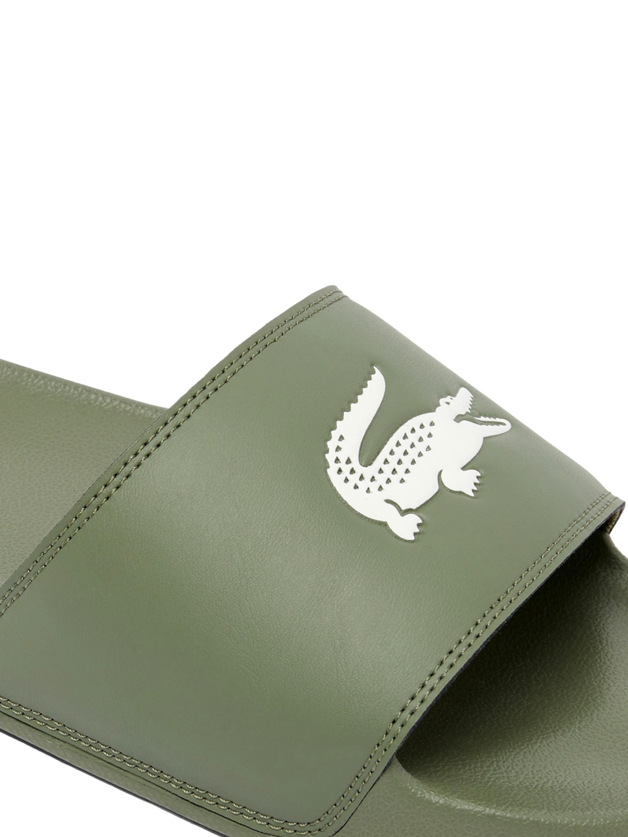 LACOSTE Pantoletter 'Serve Slides 0.0' i grøn