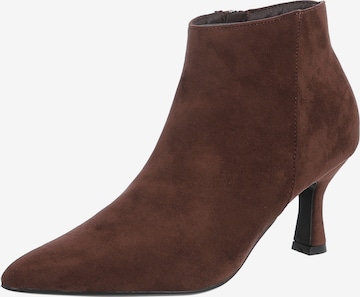 Ital-Design Stiefelette in Braun: Vorderseite