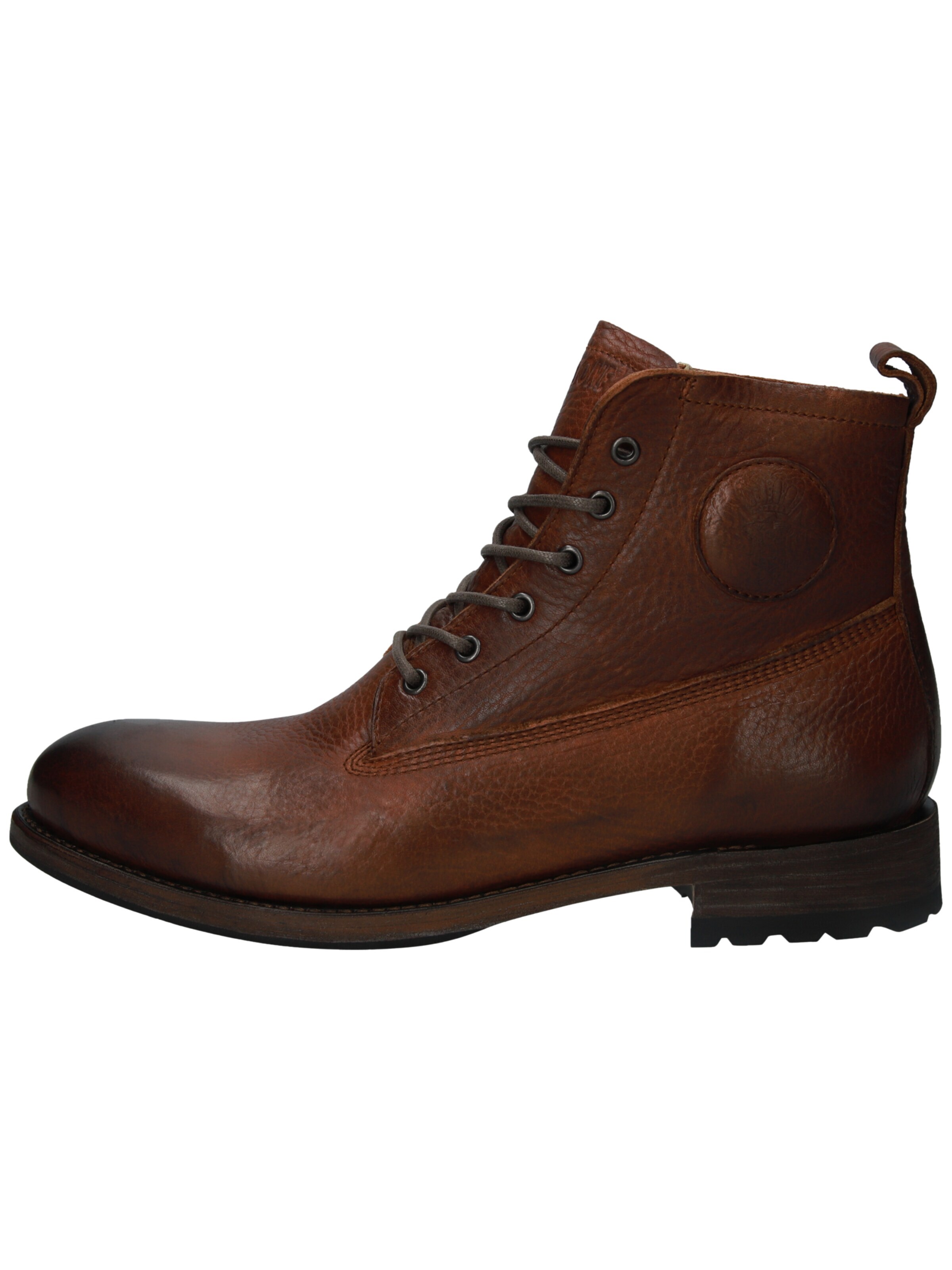 Boots stringati 'BRETT' di BLACKSTONE in marrone: frontale