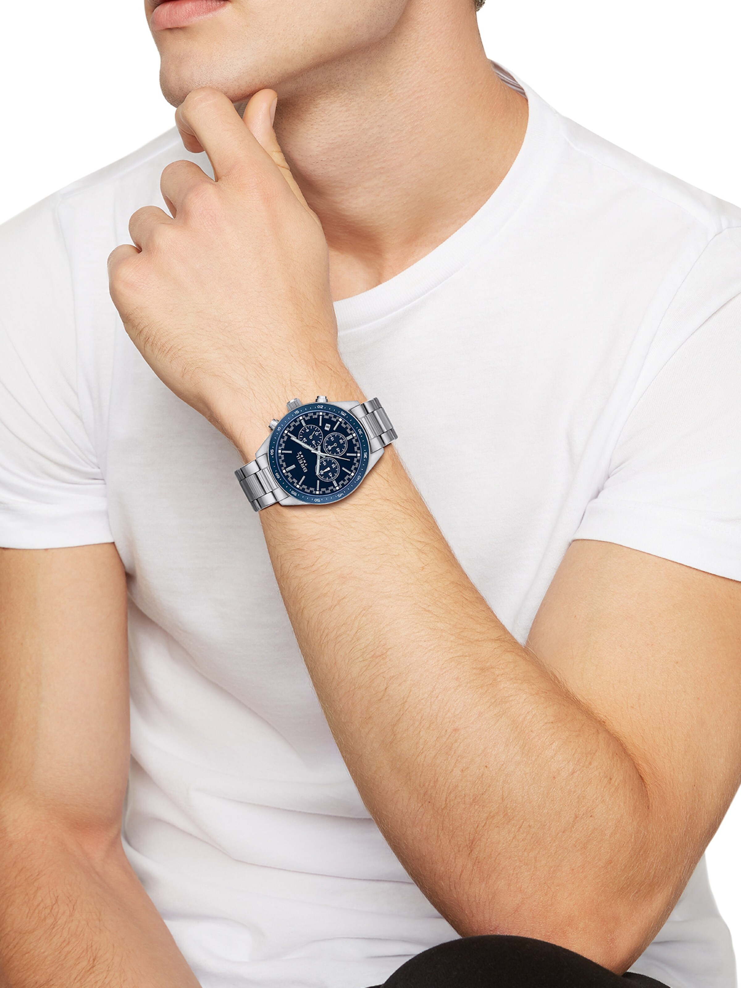 Orologio analogico 'Fast' di Breil in argento: frontale