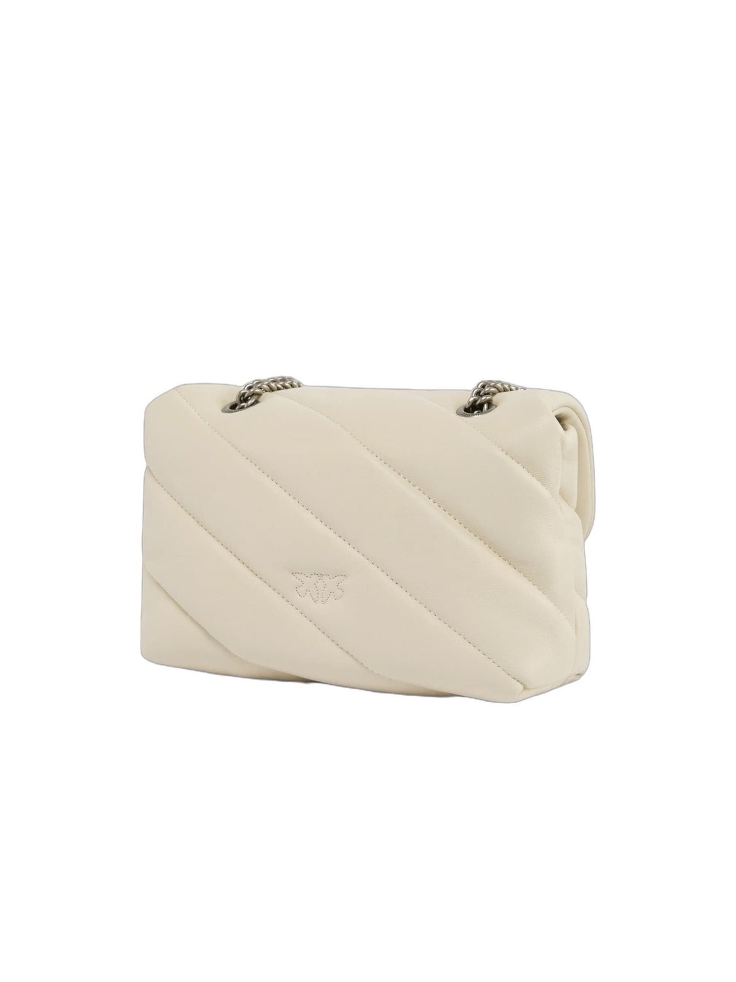 Sacs à main 'Pinko Sac Rabat Love Puff Mini Cl Sheep Nappa Blanc' PINKO en blanc