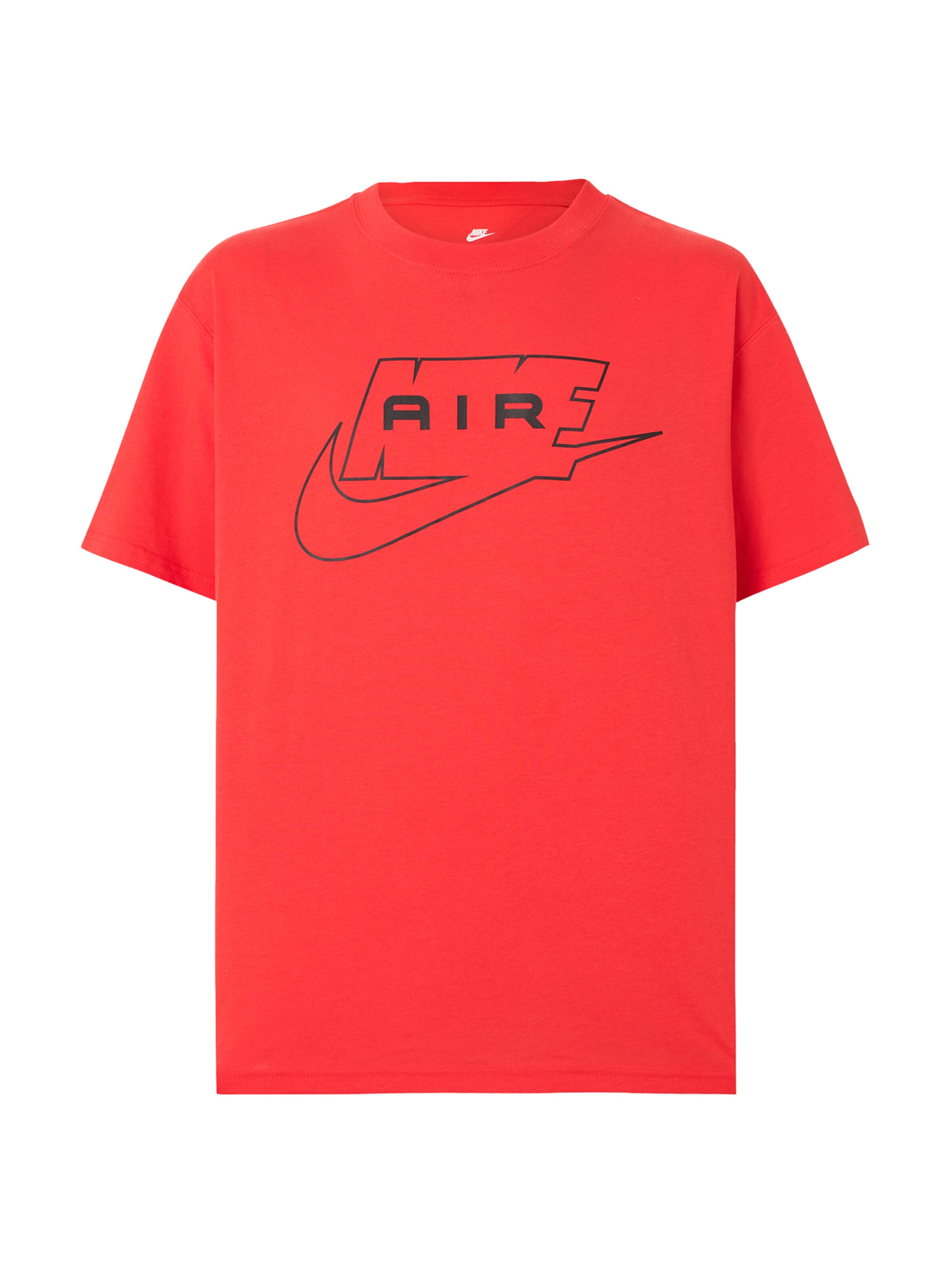 sarkans Nike Sportswear T-Krekls 'AIR': no priekšpuses