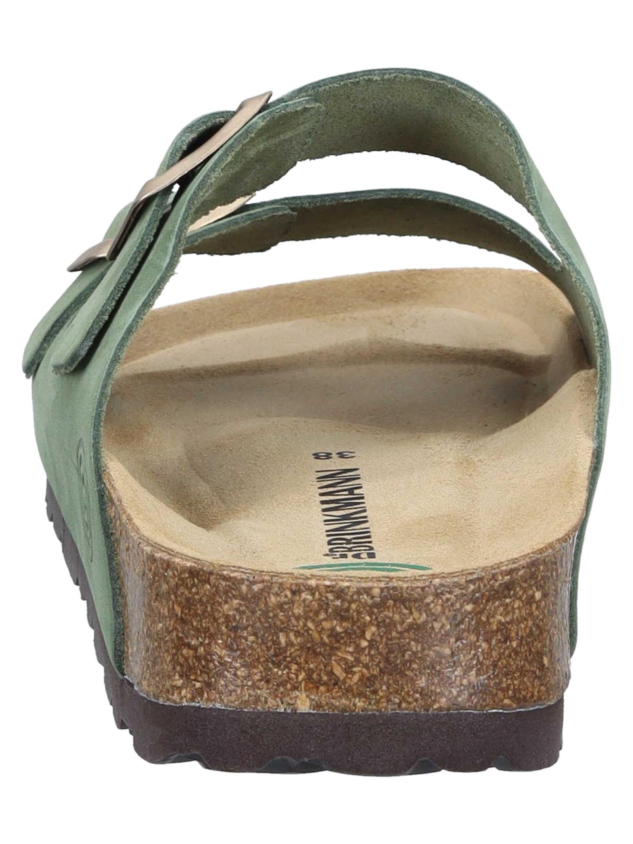 DR. BRINKMANN Mules 'Bonillo' in Green