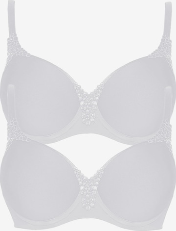 VIANIA Bra 'Carola' in White: front