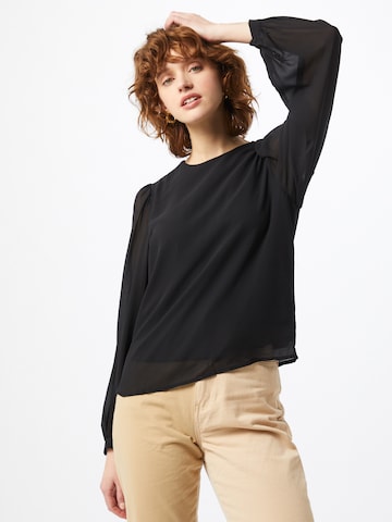 Camicia da donna 'Mila' di OBJECT in nero: frontale