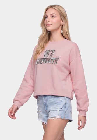 MYMO - Sweatshirt em rosa: frente