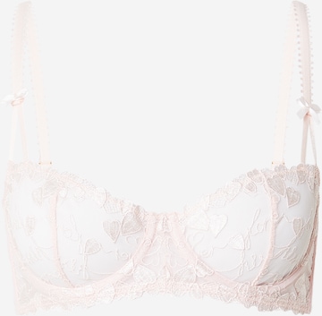 WILD LOVERSBalkonet Grudnjak 'VIVIENNE' - bež boja: prednji dio