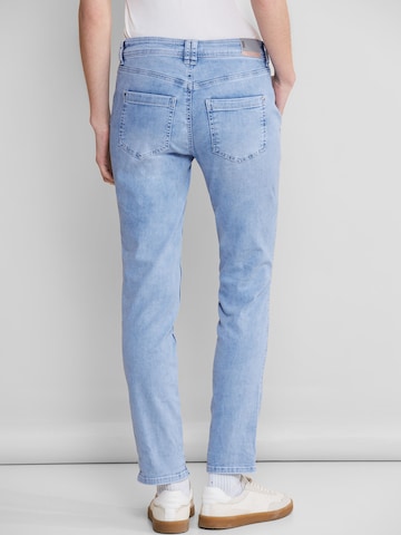 STREET ONE Slimfit Jeans 'Bonny' in Blau