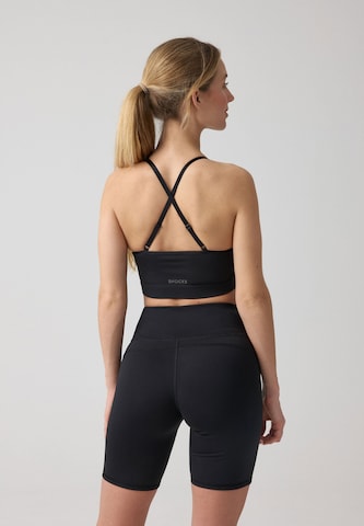 SNOCKS Low Support Sport-BH in Schwarz