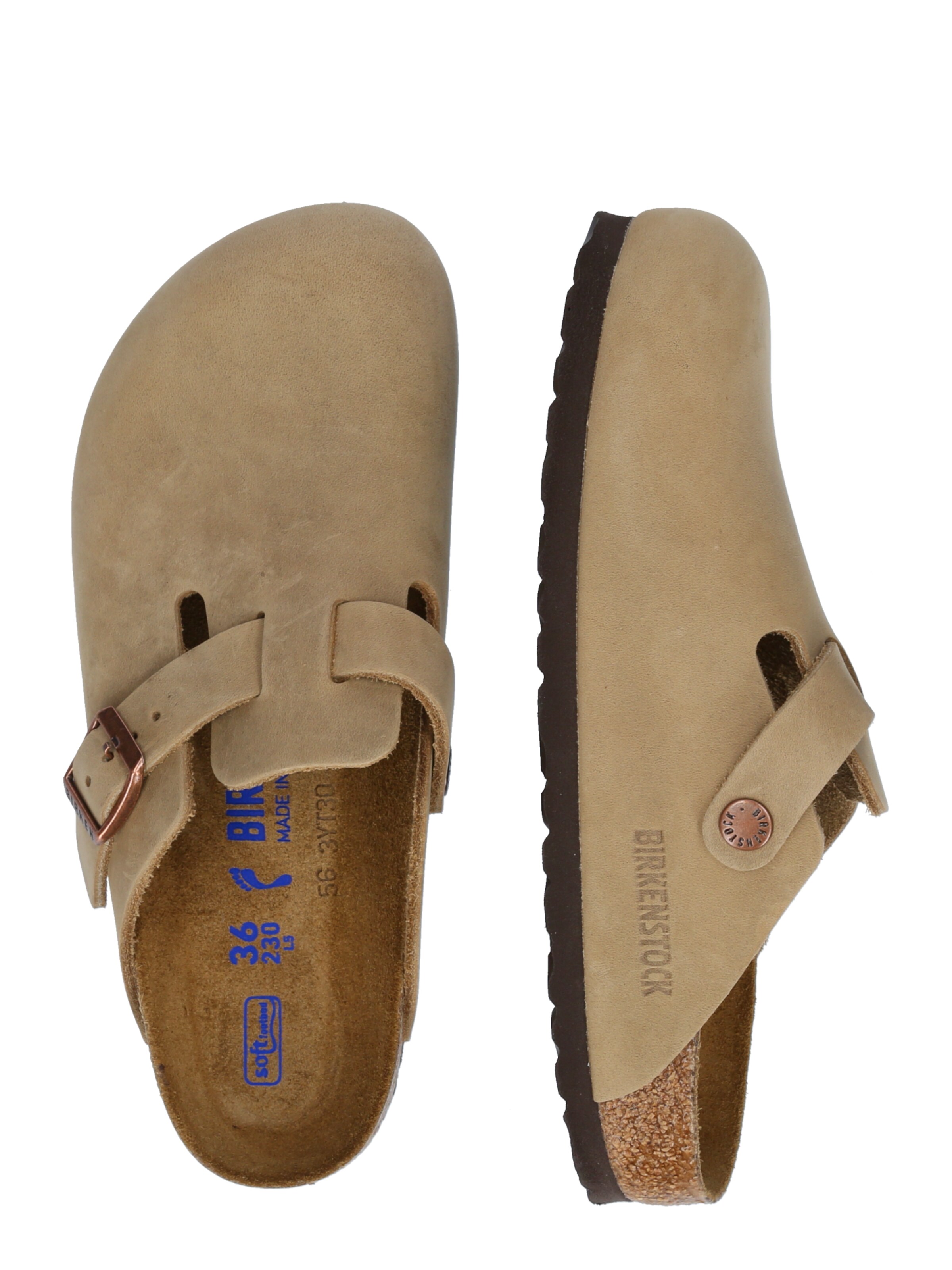 BIRKENSTOCK Clogs 'Boston' in Grey