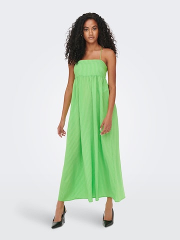 ONLY فستان صيفي 'EMMA' بلون أخضر
