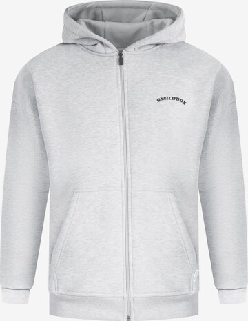 Smilodox Sweatjacke 'Daron' in Grau: predná strana