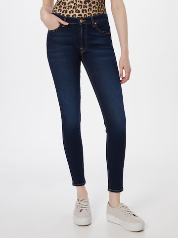 7 for all mankind Skinny Jeans in Blue: front