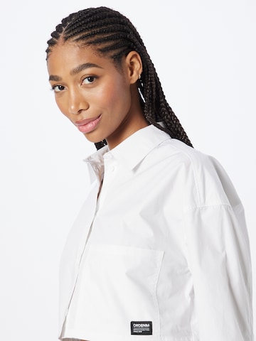 Dr. Denim Blouse 'Bev' in White