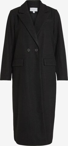 VILA Between-Seasons Coat in Black: front