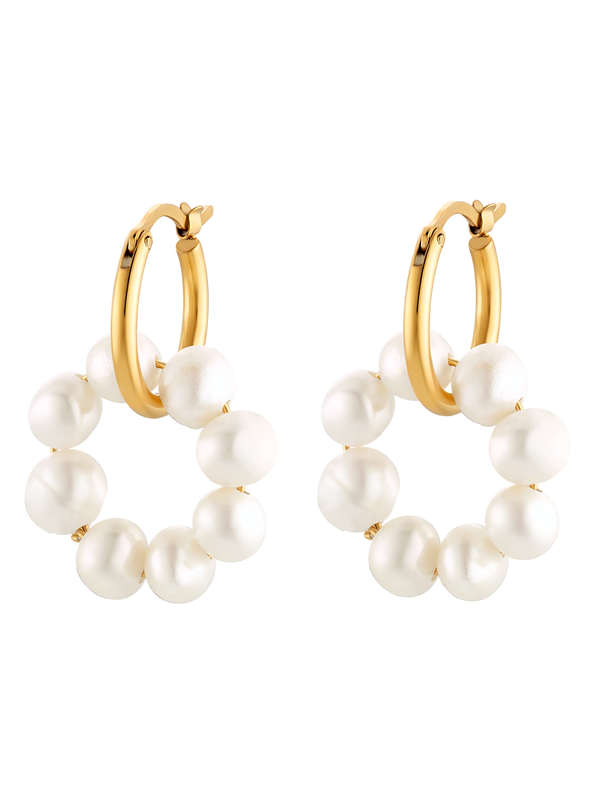 Heideman Ohrringe 'Lara' in Gold: Vorderseite