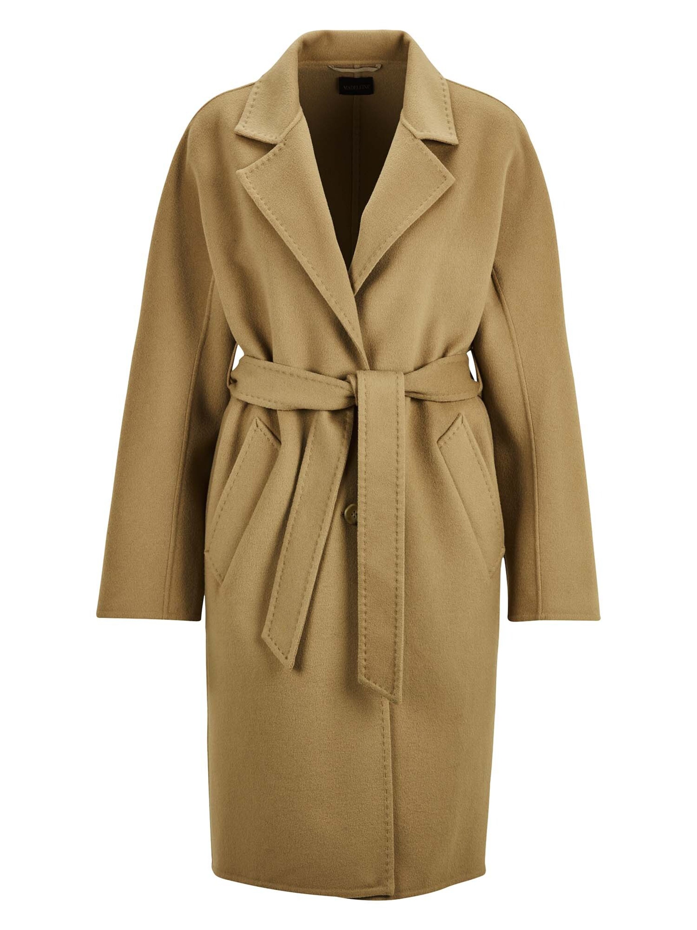 MADELEINE Tussenmantel in Beige: voorkant