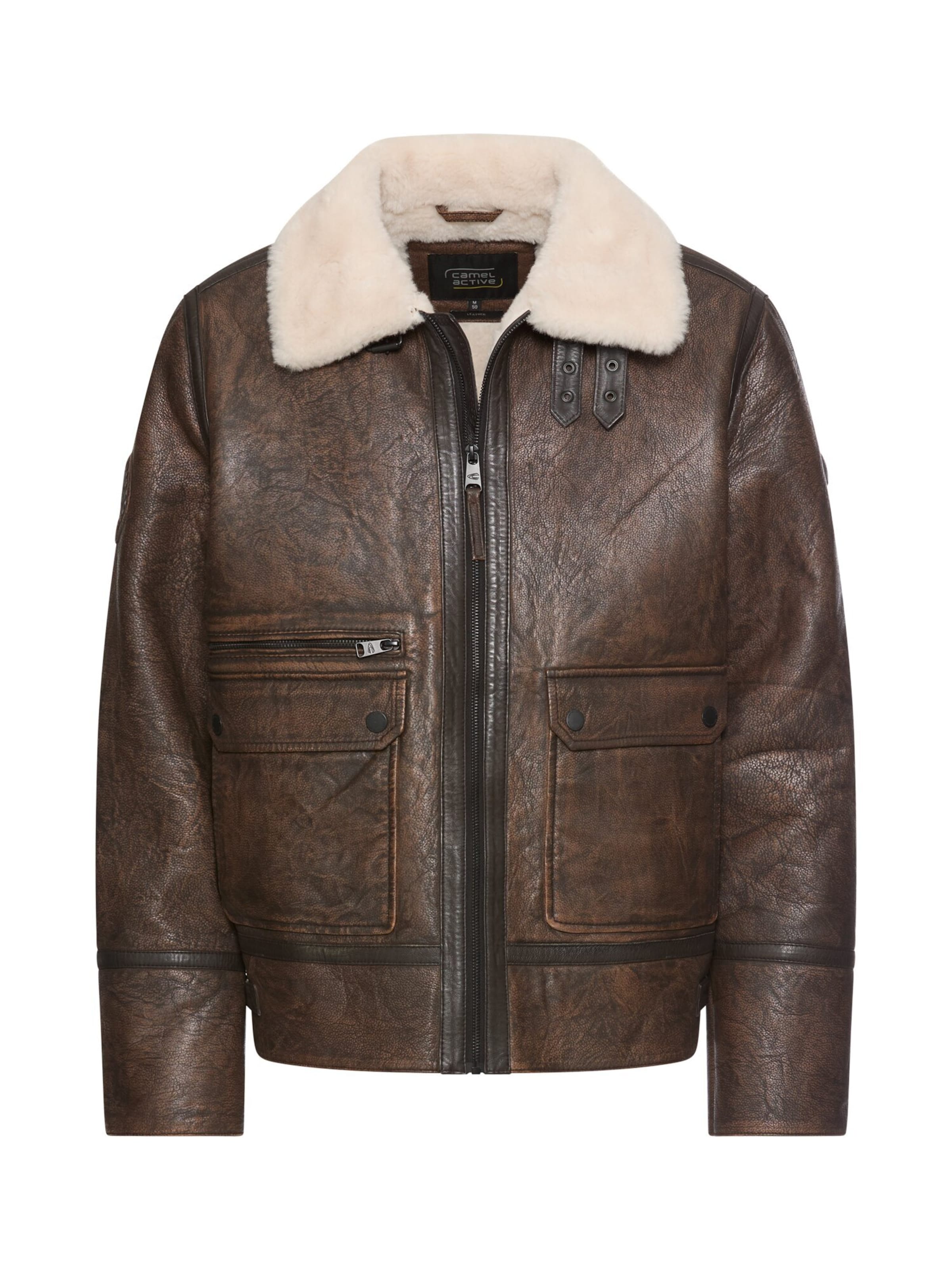CAMEL ACTIVE Between-Season Jacket in Brown: front