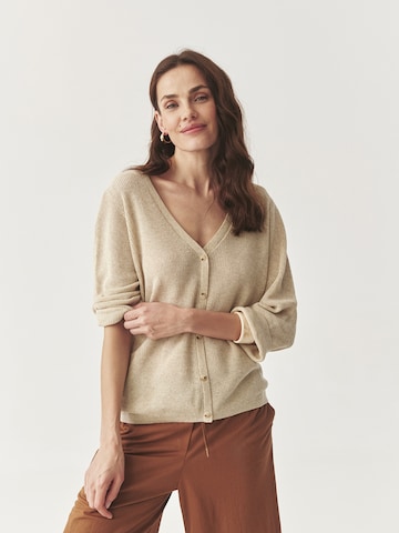 TATUUM Knit cardigan 'ESTIKA' in Beige: front