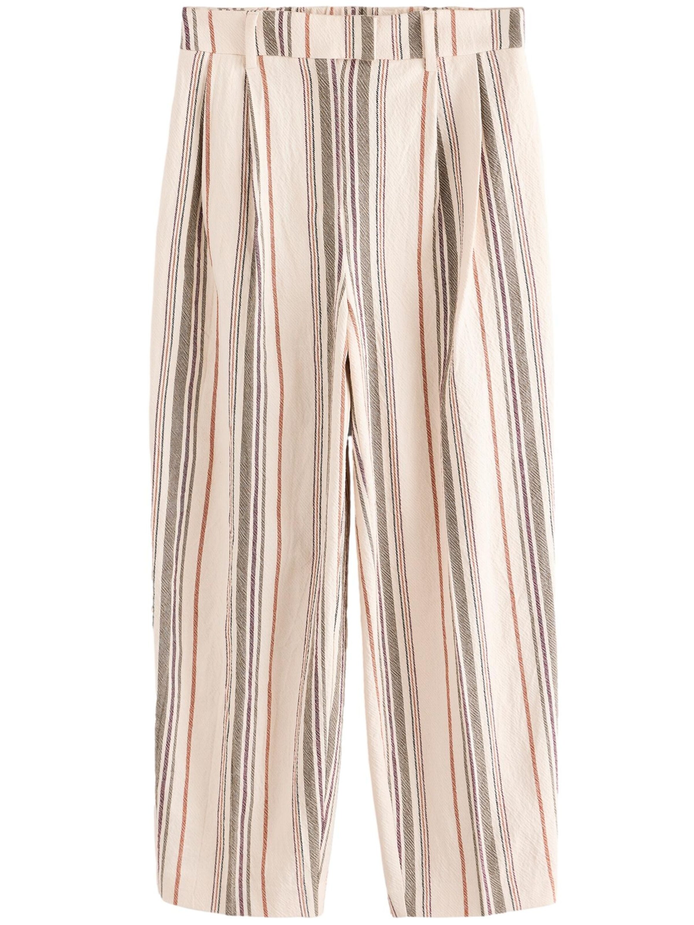 Next Wide Leg Hose in Beige: Vorderseite