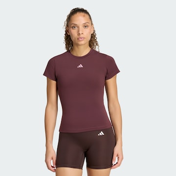 ADIDAS PERFORMANCE Performance shirt 'Studio' in Red: front