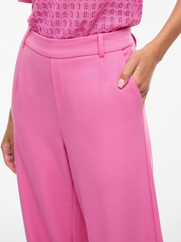 VILA Wide Leg Hose 'VIVarone' in Pink