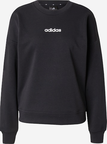 ADIDAS SPORTSWEARSportska sweater majica - crna boja: prednji dio