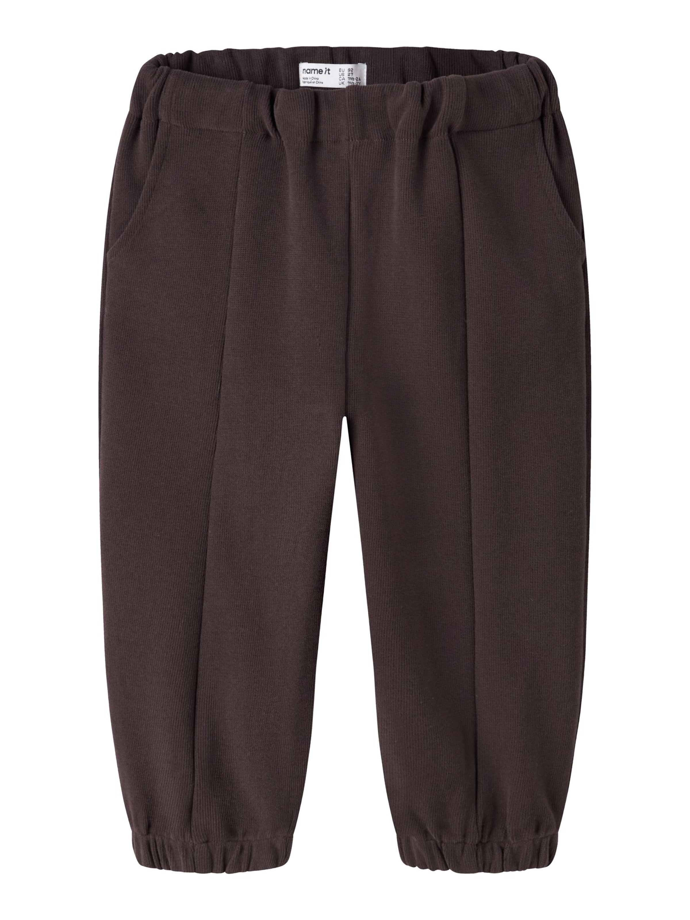 regular Pantaloni sportivi di NAME IT in marrone: frontale
