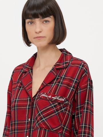 Abercrombie & Fitch Majica za spanje | rdeča barva