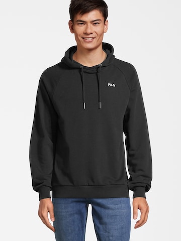 Effilé Sweat-shirt 'Braives' FILA en noir : devant