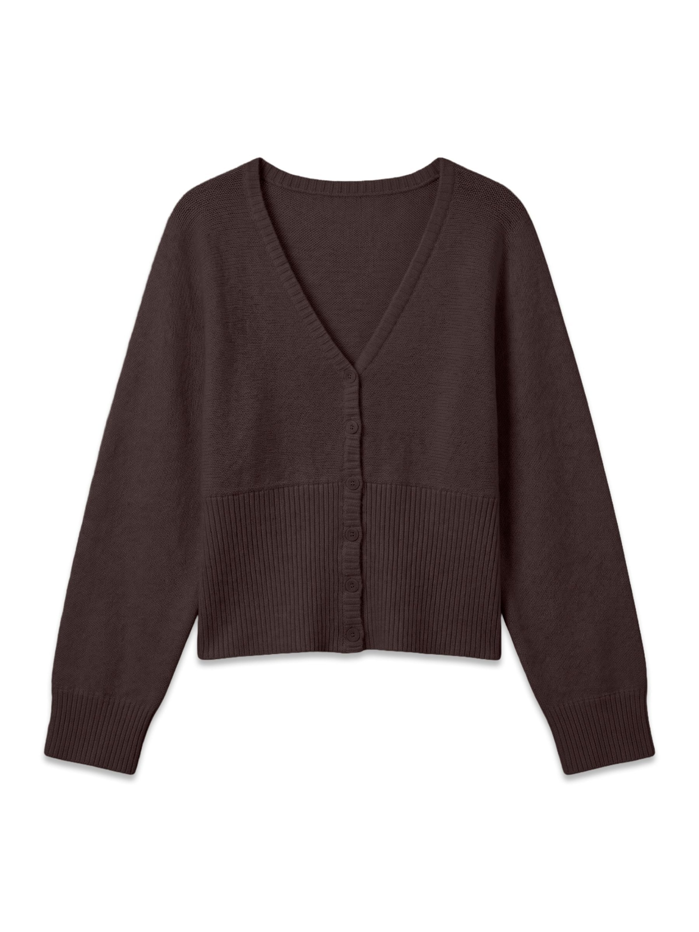 VERO MODA Strickjacke 'VMMILO' in XS in braun, Produktansicht