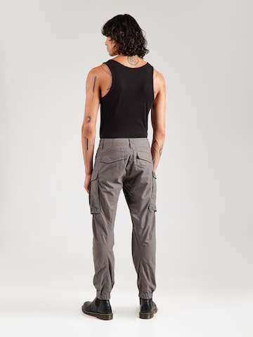 G-STAR Tapered Cargo nadrágok - szürke: hátul