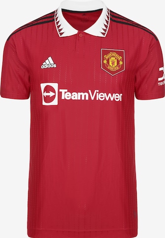 Maillot 'Manchester United Home Authentic 2022/2023' ADIDAS PERFORMANCE en rouge : devant