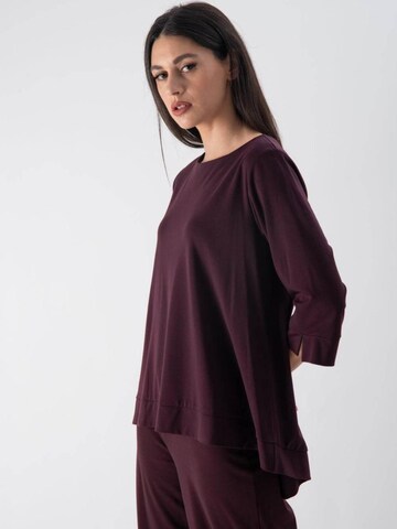 MND Blouse 'Soft Touch Edged' in Red