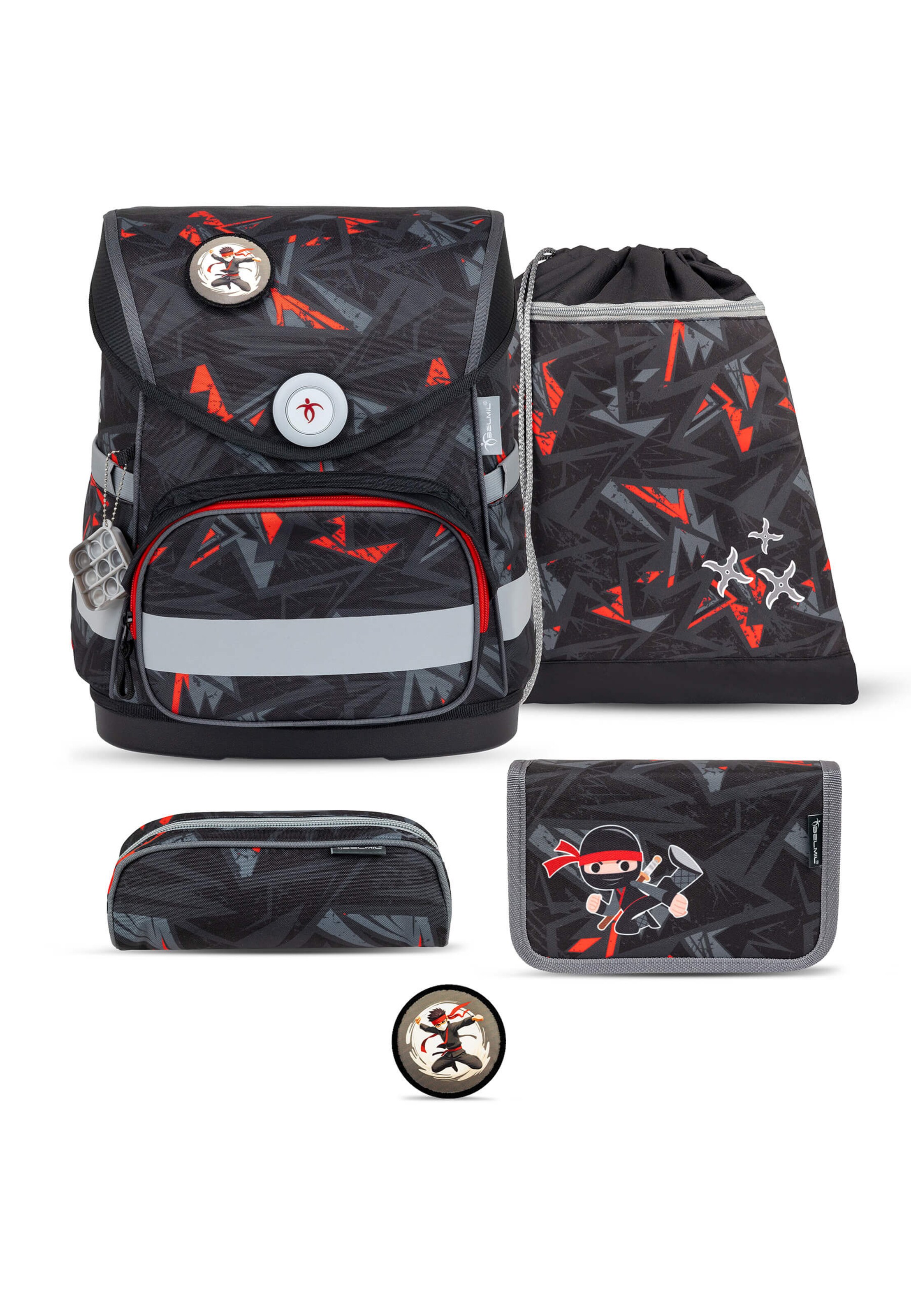 Belmil Backpack in Black: front